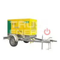 Дизельный генератор MitsuDiesel МД АД-16С-Т400-1РКМ29 в шумозащитном кожухе на шасси